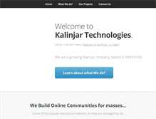 Tablet Screenshot of kalinjar.com
